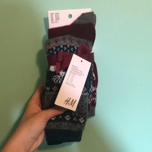 H and M socks